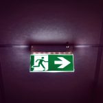 escape route, sign, emergency exit